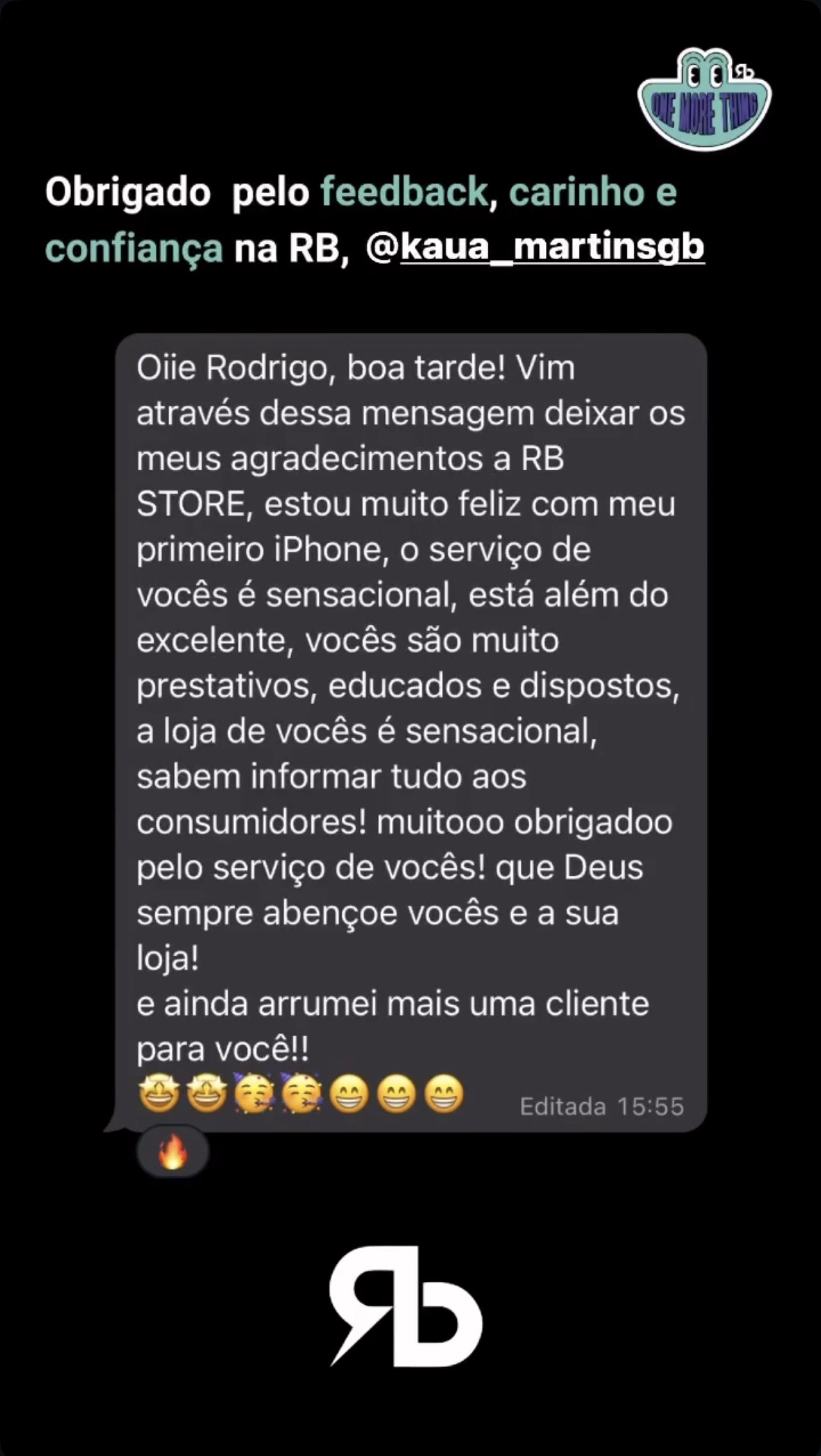 Feedback de Kauã Martins